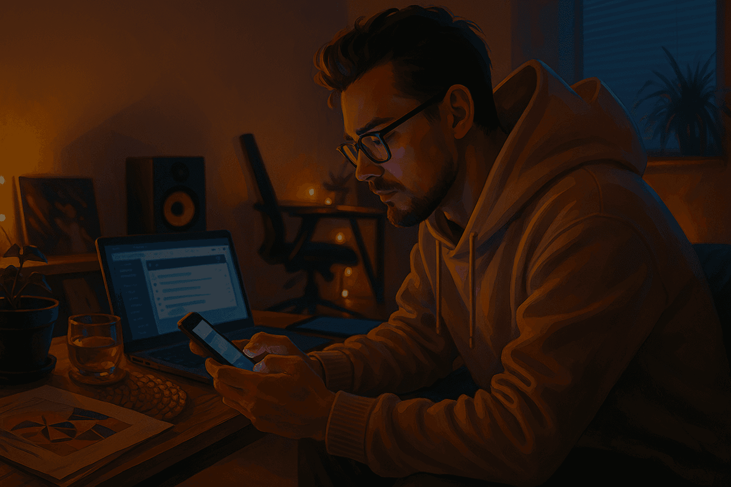 Persona estudiando un curso de Migant